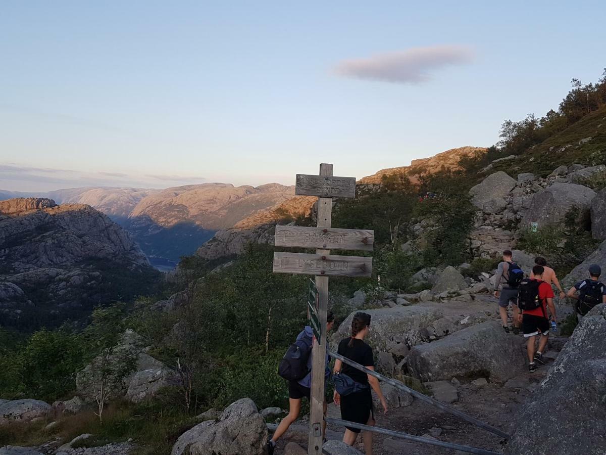 A Pousada Camping Landa Park Forsand Exterior foto